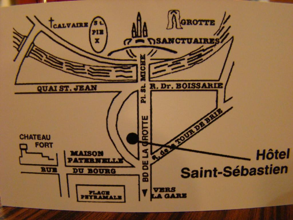 Hotel Saint Sebastien Lourdes Bagian luar foto